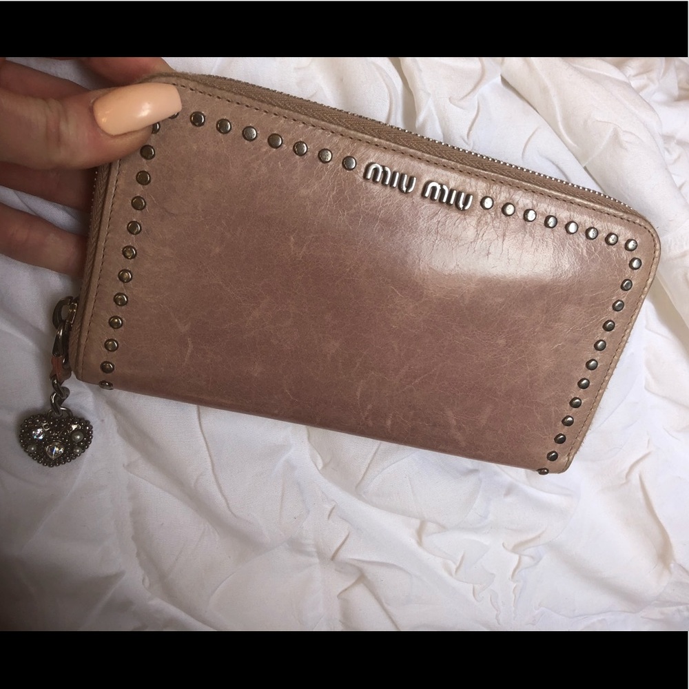 AUTH. *RARE* Miu Miu Charm Wallet